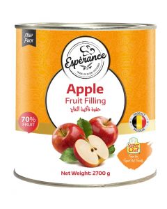 ESPERANCE APPLE FRUIT FILLING 70 % 6 X 2.7 KG