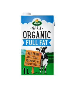 ARLA ORGANIC FULL FAT MILK 1LTR
