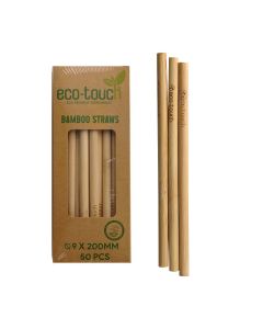 ECO TOUCH BAMBOO STRAW  9MM 40X50PC