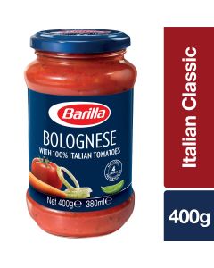 BARILLA BOLOGNESE PASTA SAUCE WITH ITALIAN TOMATO 400GM