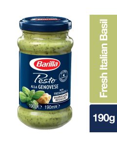 BARILLA PESTO GENOVESE PASTA SAUCE FRESH ITALIAN BASIL 190 GM