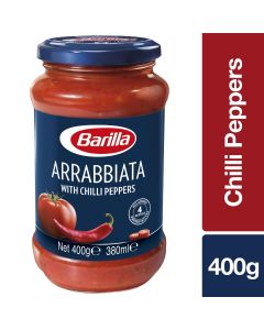 BARILLA ARRABBIATA TOMATO SAUCE WITH CHILLI PEPPERS 400 GM