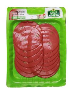 Almasa Skinpack Beef Mortadella Olive 200 gm