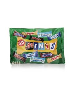 GALAXY BEST OF MINIS 35 PCS CHOCLATE BARS 710GM