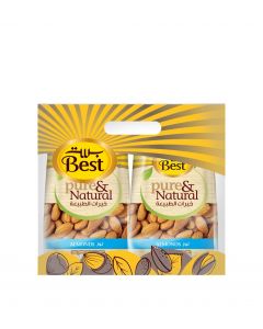 BEST PURE & NATURAL ALMONDS BAG 325GM TWIN PACK