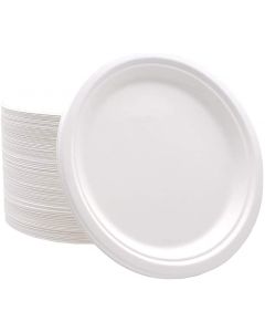 SUPER TOUCH-BIO-BAGASSE ROUND PLATE 9"