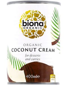 BIONA ORGANIC COCONUT CREAM 400ML