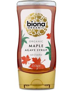 BIONA ORGANIC MAPLE AGAVE SYRUP SQUEEZY 350GM