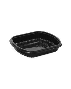 SUPER TOUCH BLACK BASE MICROWAVE CONTAINER -1 COMPARTMENT 1 X 250