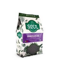 SOUL ORGANIC CHIA SEEDS BLACK 500GM 