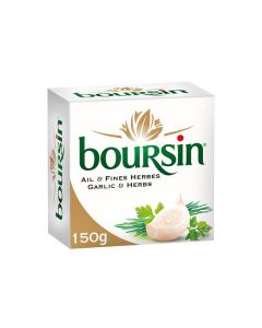 BOURSIN SOFT CHEESE GARLIC AND HERBS 150GM