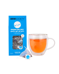 BRW SOCIETY ORGANIC EARL GREY TEA 15X2.5G(37.5G)