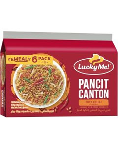 LUCKY ME PANCIT CANTON HOT CHILLI 6X60 GM