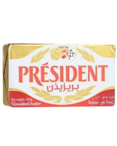 PRESIDENT BUTTER UNSALTED 20X400GM