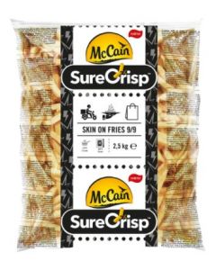 MCCAIN FRIES SURE CRISP 9/9 MM SKIN ON