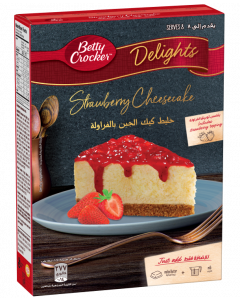 BETTY CROCKER DELIGHTS CHEESECAKE STRAWBERRY
