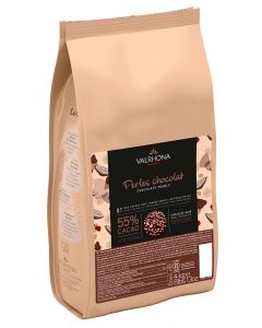 VALRHONA PEARL DARK CHOCOLATE 55% 4KG