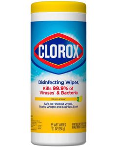 Clorox Wipes Can- Lemon Fresh, 35 count