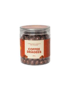 VOCCA COFEE BEANS(ROASTD)DRAGES MILK CHOCOLTE 250G