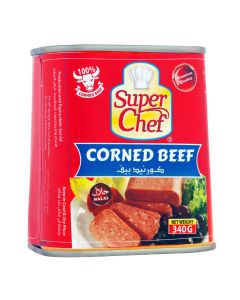 SUPERCHEF CORNED BEEF 24X340 GM