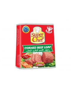 SUPERCHEF CORNED BEEF LOAF 24X340GM