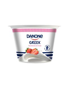 DANONE GREEK YOGHURT STRAWBERRY 150GM