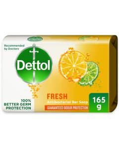 DETTOL FRESH ANTI-BACTERIAL BAR SOAP CITRUS & ORANGE BLOSSOM 165GM