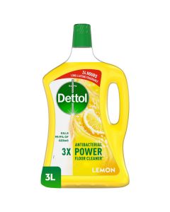 Dettol Lemon Antibacterial Power Floor Cleaner 3 LTR