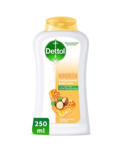 DETTOL NOURISH BODY WASH HONEY & SHEA BUTTER 250ML