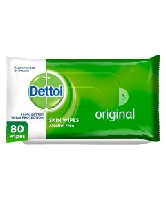 Dettol Original Anti-Bacterial Multi Use Wipes - Pack Of 80