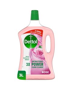 Dettol Rose Antibacterial Power Floor Cleaner 3 LTR