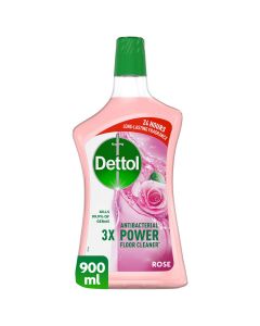 Dettol Rose Antibacterial Power Floor Cleaner 900 ml