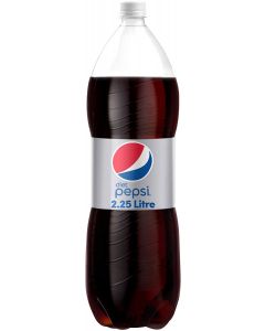 Pepsi Diet Carbonated Soft Drink, Plastic Bottle, 2.25 ltr