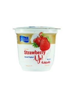 AL RAWABI SINGLE POT STRAWBERRY YOGHURT 130GM