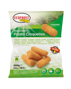 ECOFROST POTATO CROQUETTES 4X2.5KG