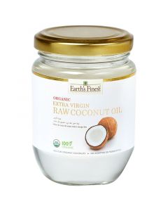 Earth`s Finest Organic Extra Virgin Raw Coconut Oil 200 ml