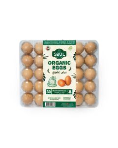 SOUL ORGANIC BROWN MEDIUM EGGS 30 PCS 