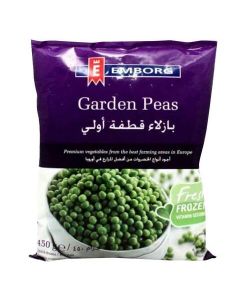 EMBORG GARDEN PEAS 450GM