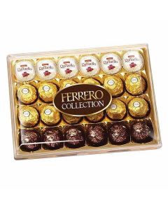 FERRERO ROCHER COLLECTION ASSORTED CHOCOLATE TRUFFLES 260GM (24 PIECES)
