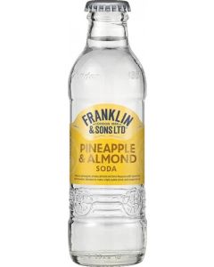 FRANKLIN&SONS PINEAPPLE & ALMOND SODA 24X200ML