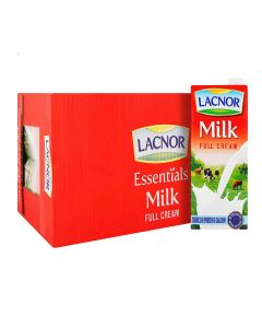 LACNOR MILK FULL CREAM 12 X 1LTR