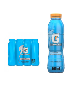 GATORADE COOL BLUE RASPBERRY FLAVOUR SPORTS DRINK 12X495ML