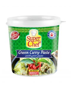 SUPER CHEF GREEN CURRY PASTE 24 X 400 GM