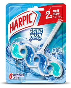 HARPIC ACTIVE FRESH TOILET MARINE SPLASH BLOCK 35GM