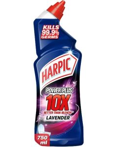 Harpic Toilet Cleaner Liquid Active Fresh Lavender, 750 ml