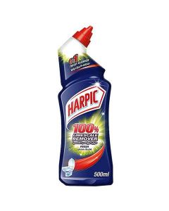 Harpic Toilet Cleaner Liquid Limescale Remover Fresh, 500 ml