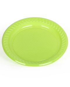 HOTPACK-COLOURED PLASTIC PLATES 7” MULTICOLOR  25PCS