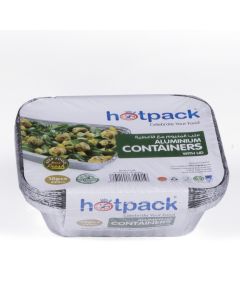 Hotpack aluminium container 8342 420 ml (420 cc) -10pcs