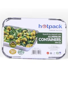Hotpack aluminium container 8368 (680 cc)-10pcs 680ml