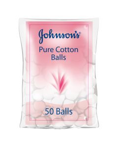 JOHNSON'S PURE COTTON BALLS 50PCS